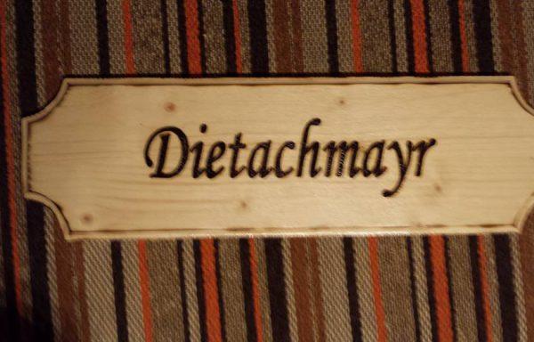Tür- oder Wandschild einfache Version